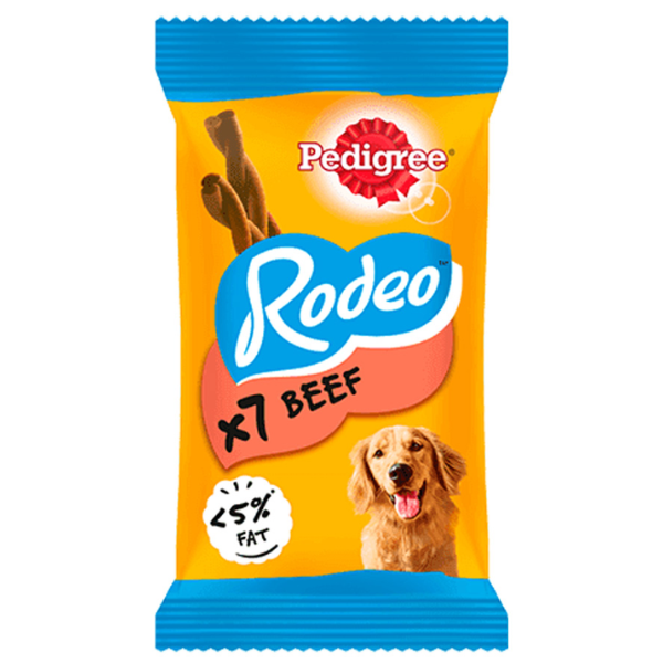 PEDIGREE TREAT BEEF RODEO 7 PCS - 123G