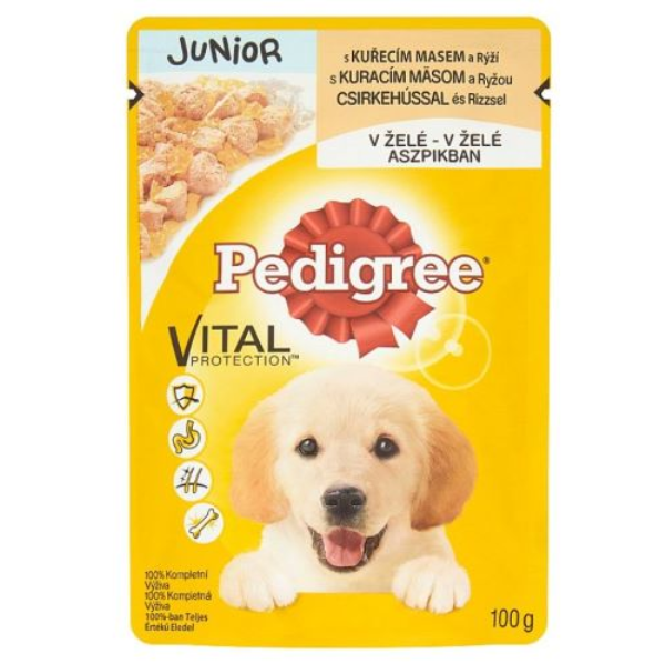 PEDIGREE POUCH JUNIOR CHICKEN & RICE - 100G
