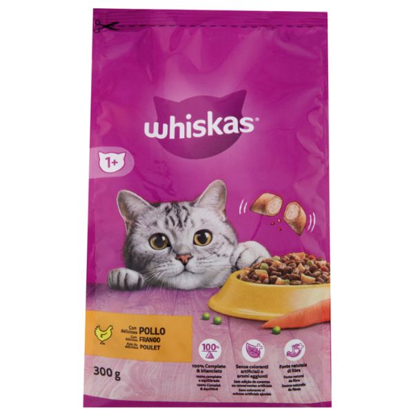 WHISKAS ADULT DRY CHICKEN - 300G