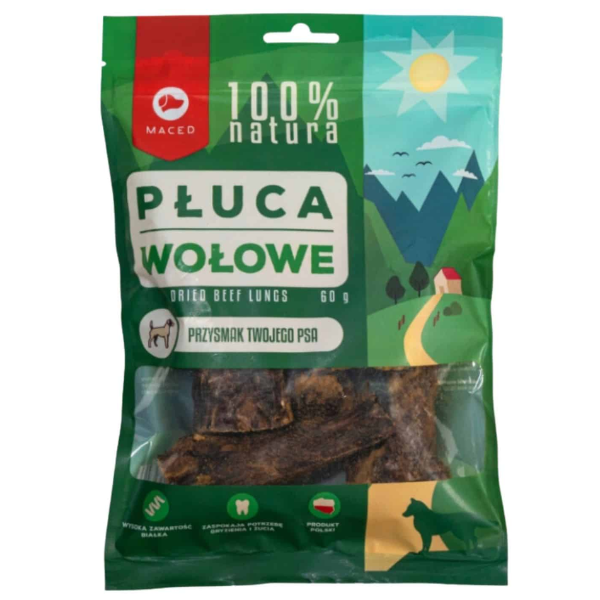 100% NATURAL BEEF LUNGS 100g