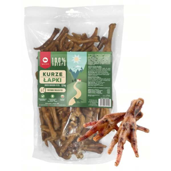 100% NATURAL CHICKEN FEET 60g