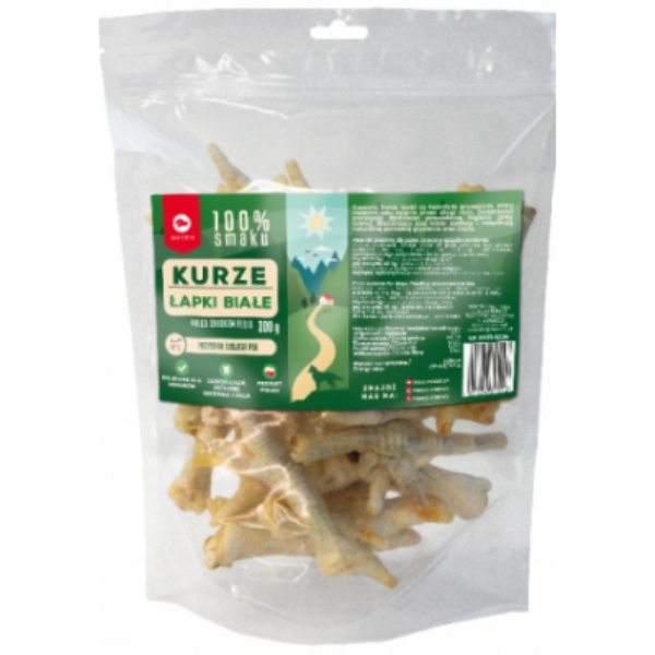 100% Natural Chicken Feet White 300g