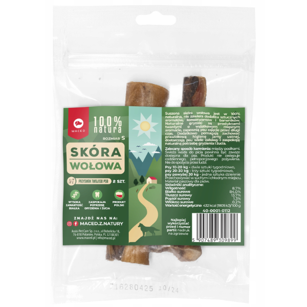 100% NATURAL BEEF HARDER LIGHT 15CM 2 PC