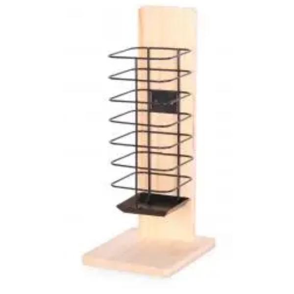 DUVO+ WOOODEN HAY RACK WITH METAL