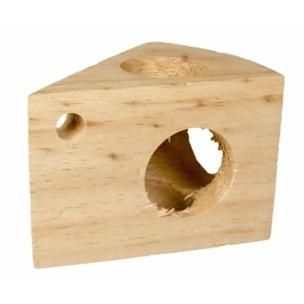 WOODEN CHEESE SMALL ANIMAL TOY
