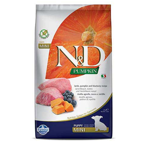 N&D Pumpkin Puppy Mini Lamb & Blue