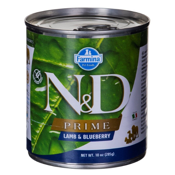 N&D Wet Prime Dog Lamb & Blue 285g