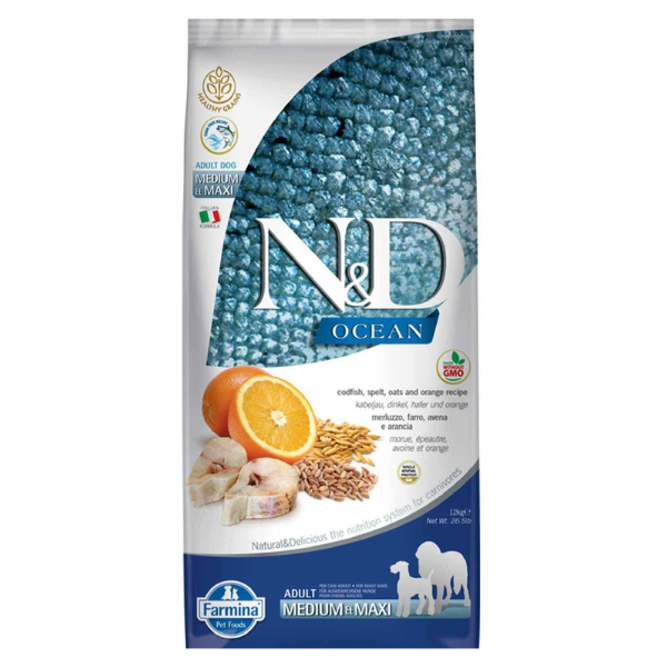 N&D Ocean Ancestral Dog Adult Med/Maxi Cod