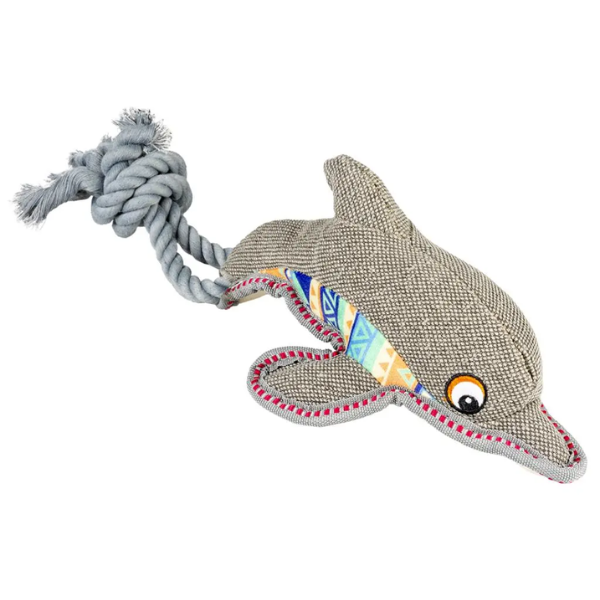 DUVO+ CANVAS DOLPHIN W/ROPE
