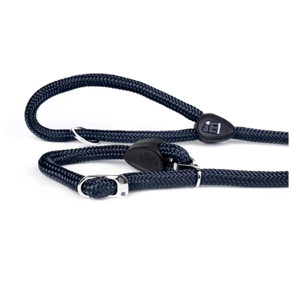NO PULL LEASH DARK BLUE NYLON 8MM
