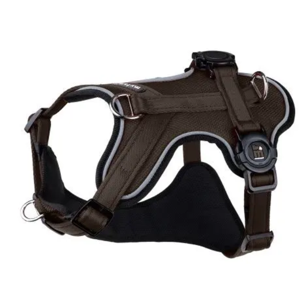 MEMOPET BROWN H-HARNESS XS 1.6CM