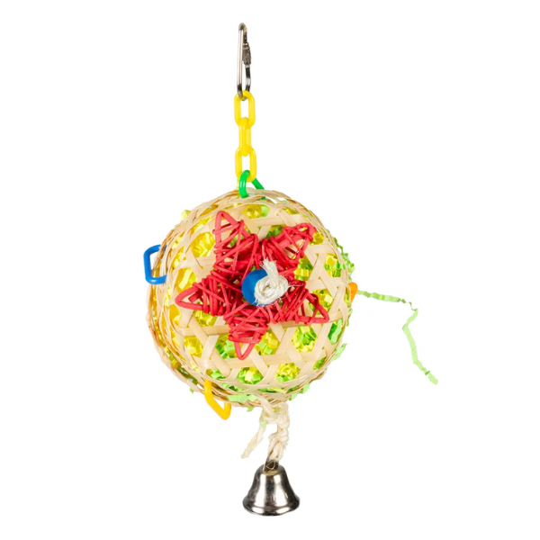 DUVO+ PARROT TOY FORAGE BAMBOO PINATA