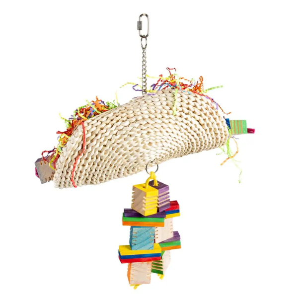 DUVO+ PARROT TOY GROOVY MAIZE TACO