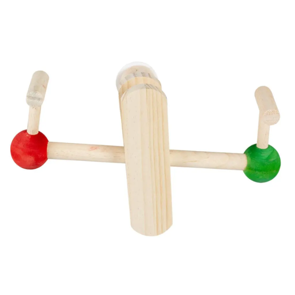 DUVO+ PARROT TOY GYM WOODEN SEESAW