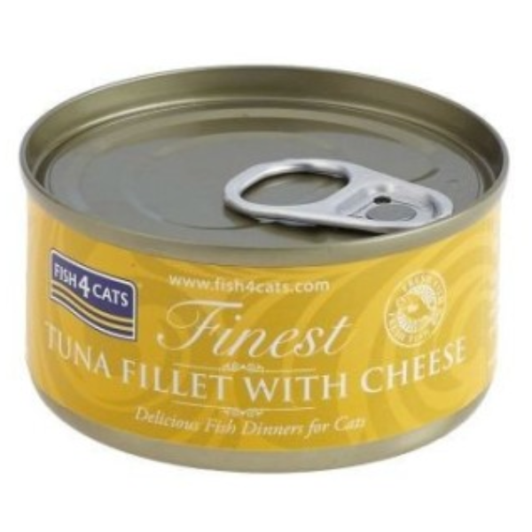 Fish4Cats Finest Tuna Fillet with Cheese 70g