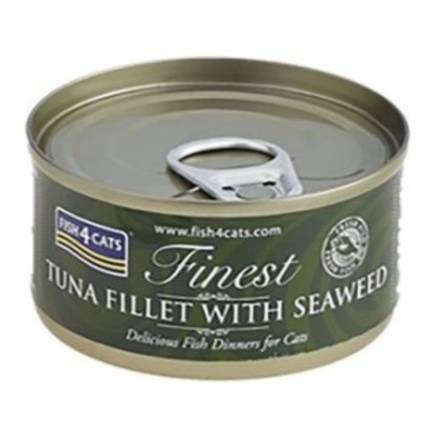 Fish4Cats Finest Tuna Fillet with Seaweed 70g