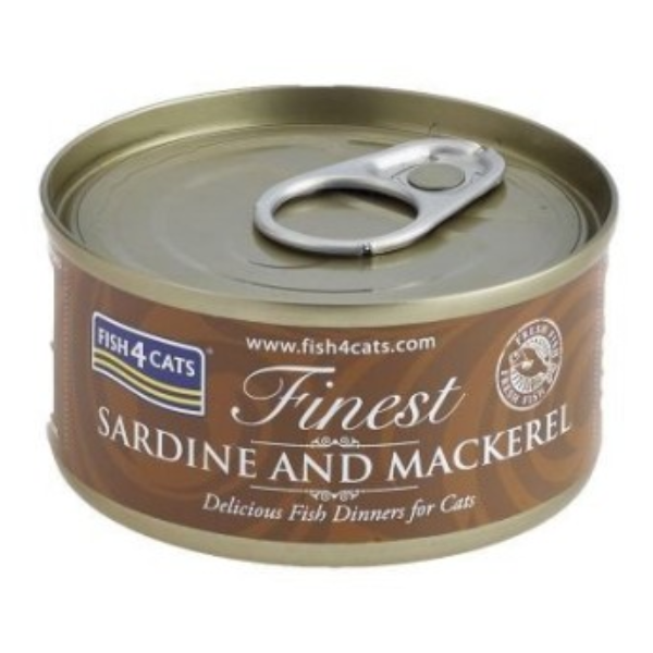 Fish4Cats Finest Sardine with Mackerel 70g