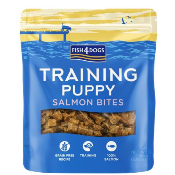 Fish4Dogs Training Puppy Salmon Bites 80g