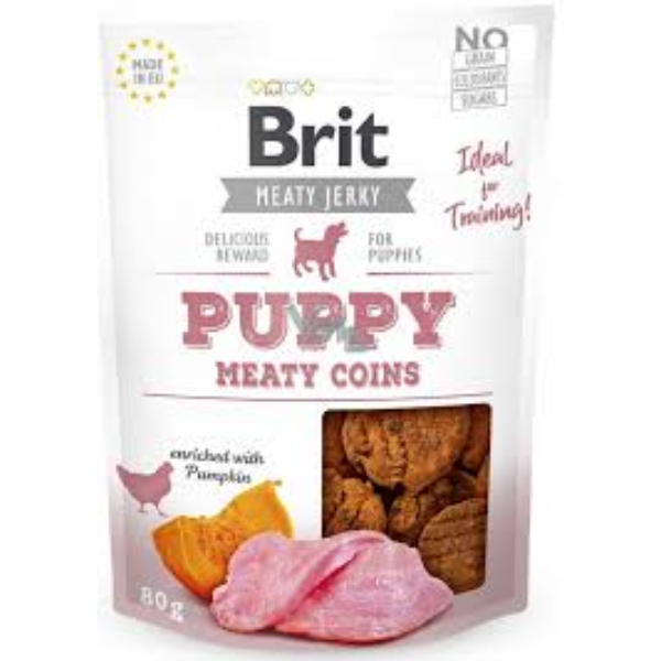 BRIT Jerky Treats Puppy Coins 80g