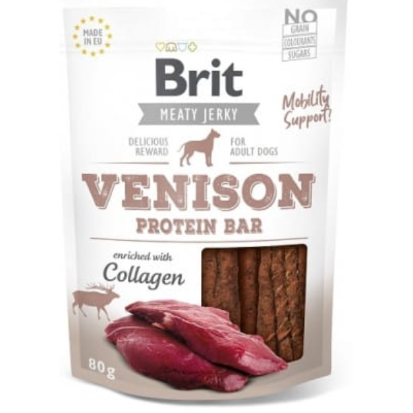 BRIT Jerky Treats Venison 80g