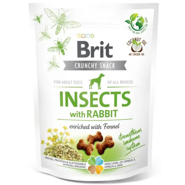 BRIT Crunchy Insect Treats Rabbit 200g
