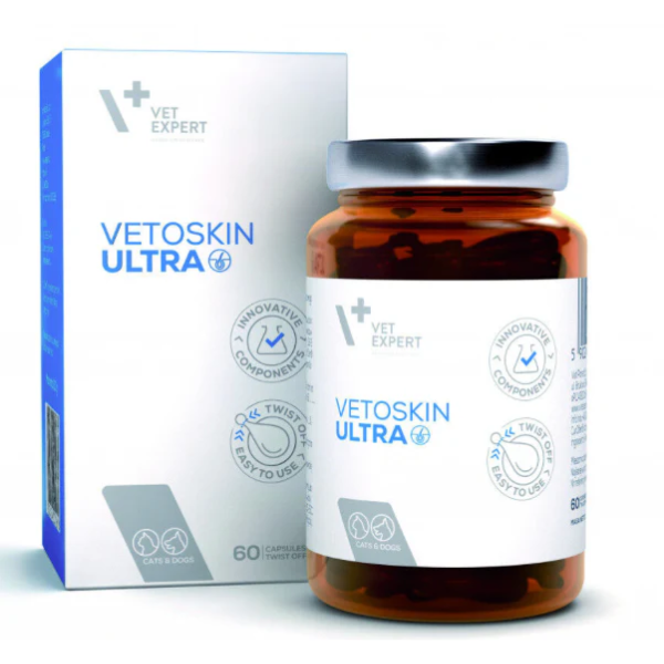 Vet Expert VetoSkin ULTRA (60 kaps. Toff)