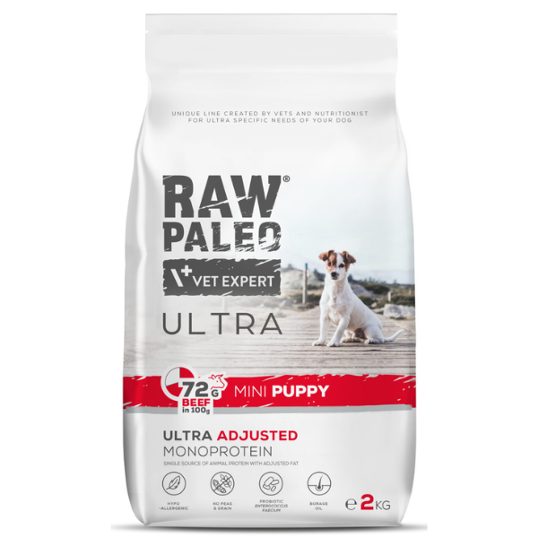 Raw Paleo Ultra Beef Mini Puppy