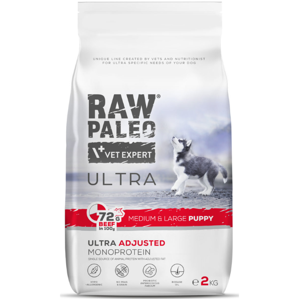 Raw Paleo Ultra Beef Medium&Large Puppy