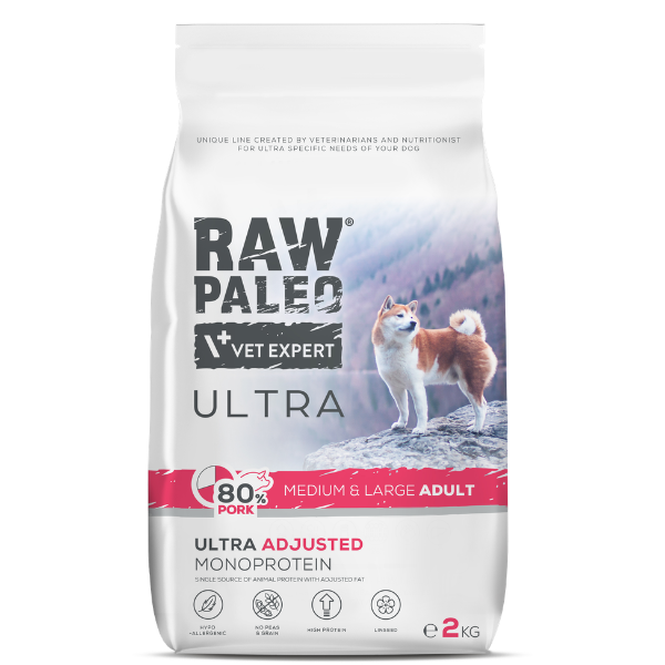 Raw Paleo Ultra Pork Medium & Large Adult 2kg