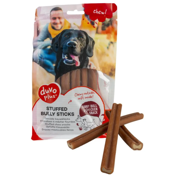 CHEW! STUFFED BULLY STICKS 15CM 10PCS