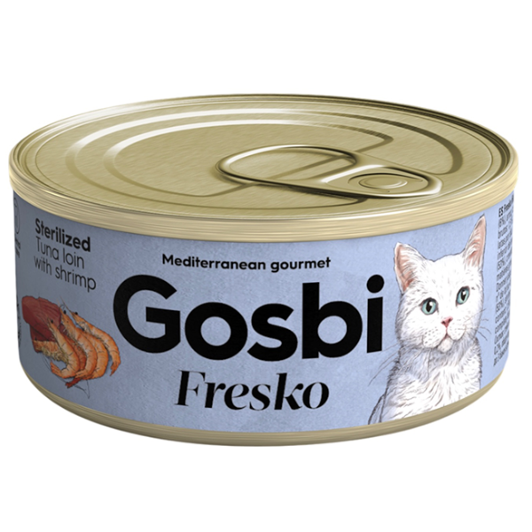 Gosbi FRESKO CAT STERILIZED TUNA LOIN WITH SHR