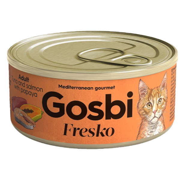 Gosbi FRESKO CAT ADULT TUNA AND SALMON WITH PA, 70g