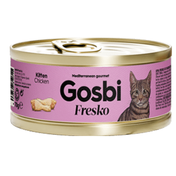 Gosbi FRESKO CAT CHICKEN KITTEN 70 G