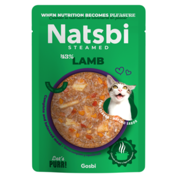 Gosbi NATSBI CAT STEAMED LAMB 80 G