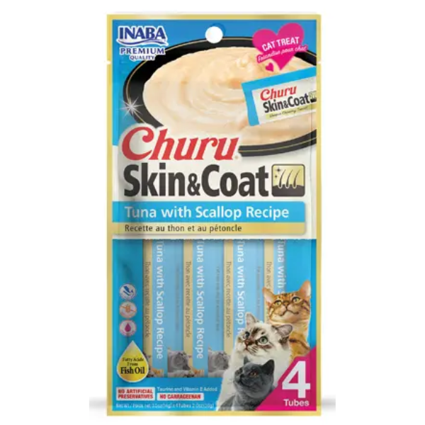 CHURU SKIN & COAT 673 TUNA W/SCALLOP
