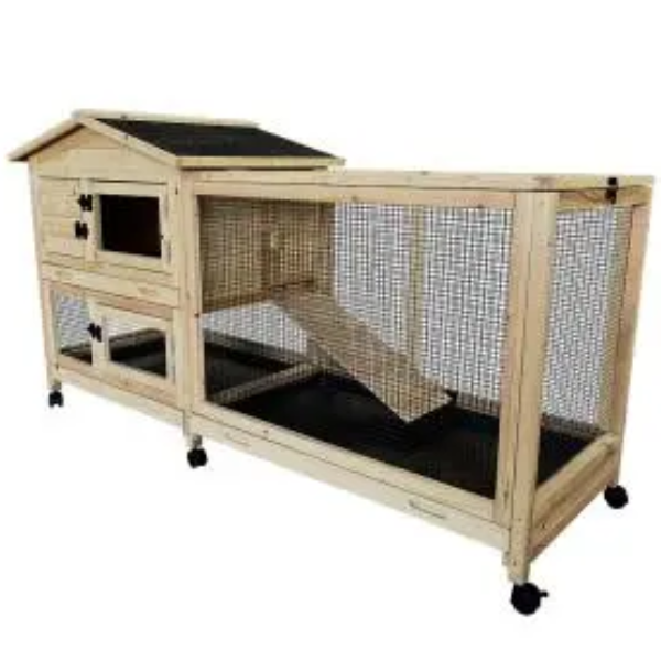 WOODLAND HUTCH WHEELS HOPPY PINUS