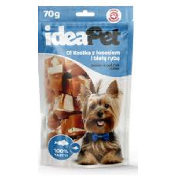 IdeaPet Salmon & Cod Fish Cubes, 70g