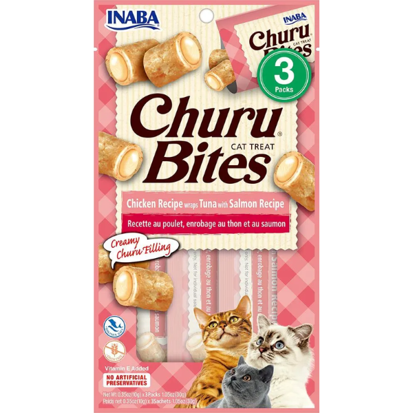 CHURU BITES 723 CHICKEN WRAPS TUNA with SALMON