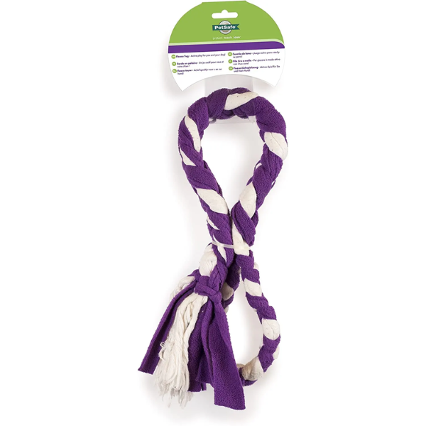 BUSY BUDDY REPLACEMENT FLEECE AND ROPE TUG