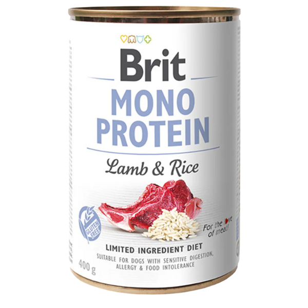 BRIT- MONO LAMB & RICE 400G