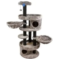 COCO SCRATCH POST 60X48X152CM ANTHRACITE