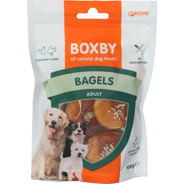 Boxby Bagels Chicken & Lamb 100g