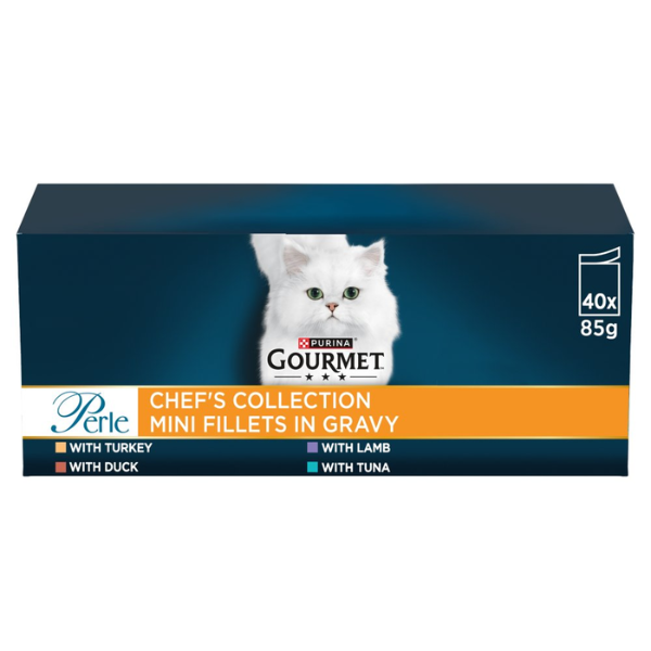 Gourmet Perle Chef Collection Mixed In Gravy, 40x85g