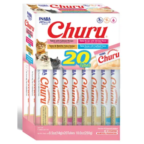 CHURU 626 BOX 20 TUBES SEAFOOD VARIETY