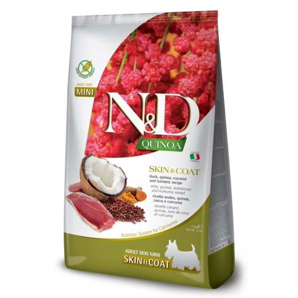 N&D Quinoa Dog Adult Mini Skin Coat Duck