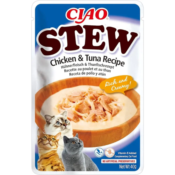 CHURU CIAO 841 STEW CHICKEN & TUNA