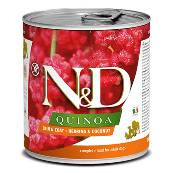 N&D Wet Quinoa Dog Herring & Coconut 285g