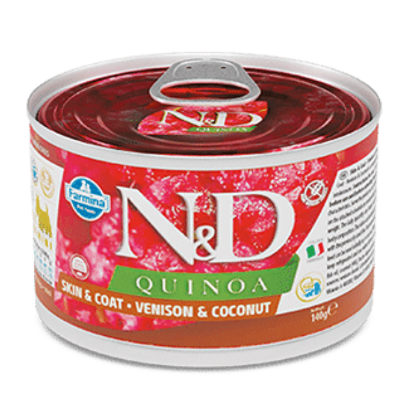 N&D Wet Quinoa Dog Venison & Coconut 140g