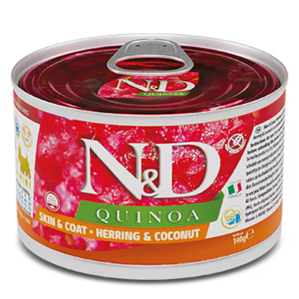N&D Wet Quinoa Dog Herring & Coconut 140g