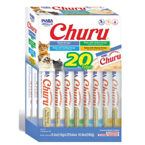 CHURU 624 BOX 20 TUBES TUNA VARIETY
